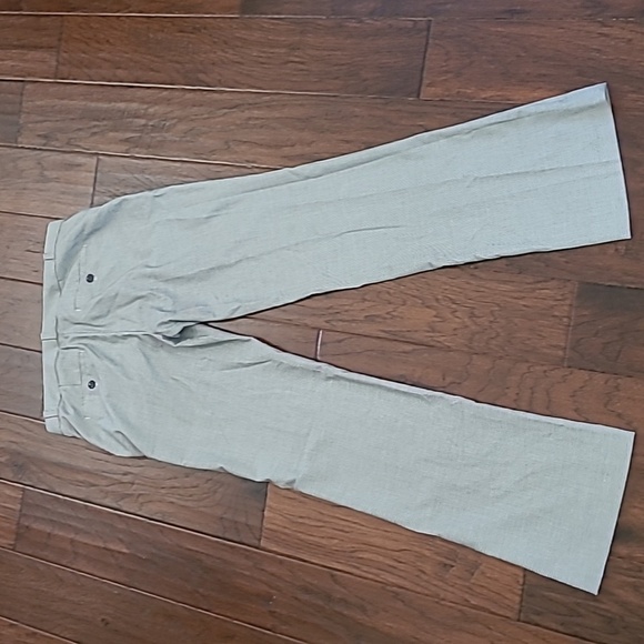 Banana Republic Black & White Patterned LOGAN style Pants size 6 - Picture 2 of 11